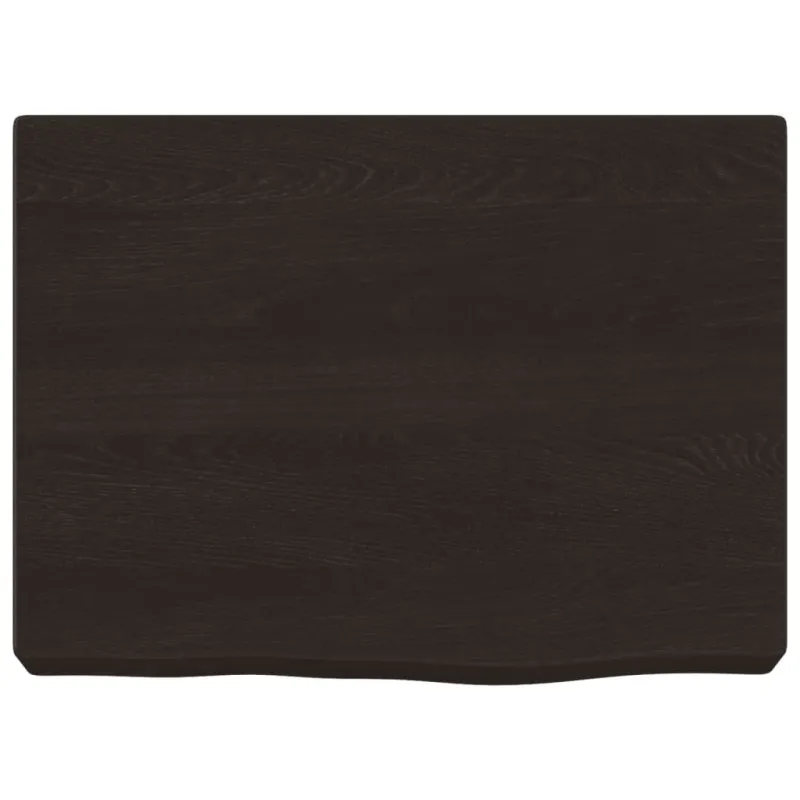 Vonios stalviršis, tamsiai rudas, 40x30x(2-6) cm, mediena