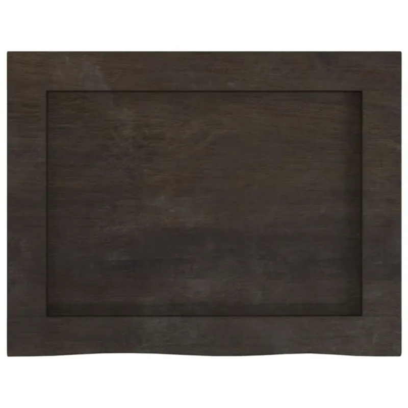 Vonios stalviršis, tamsiai rudas, 40x30x(2-6) cm, mediena