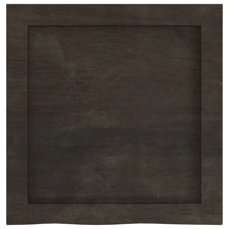 Vonios stalviršis, tamsiai rudas, 40x40x(2-4)cm, mediena