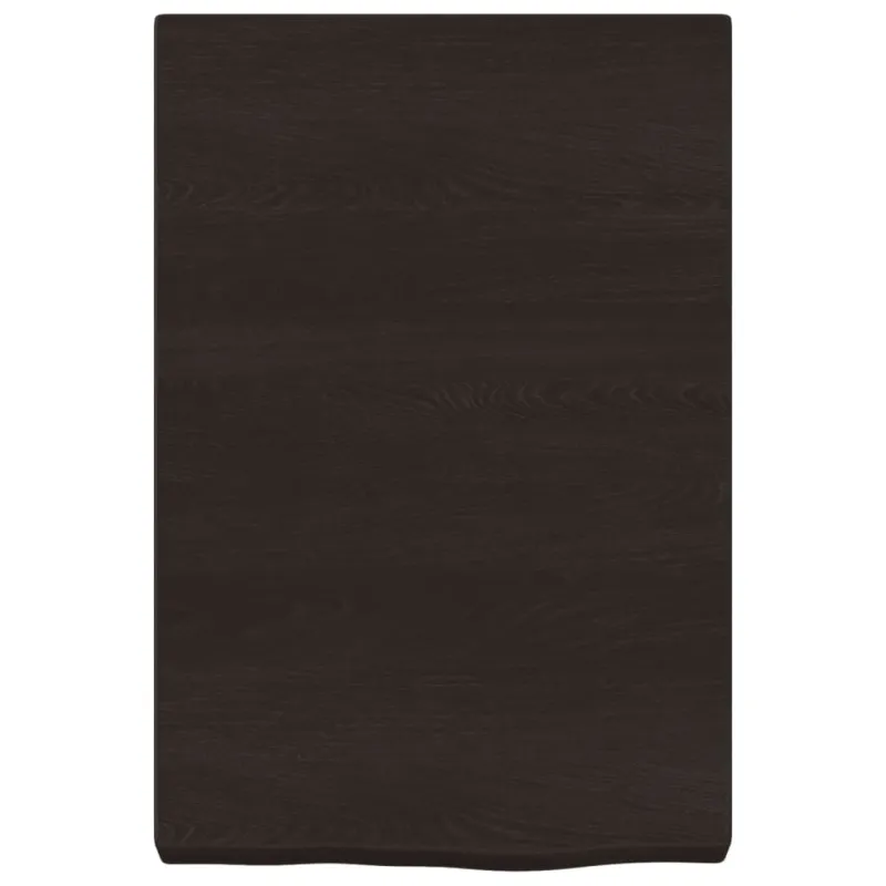 Vonios stalviršis, tamsiai rudas, 40x60x(2–6) cm, mediena