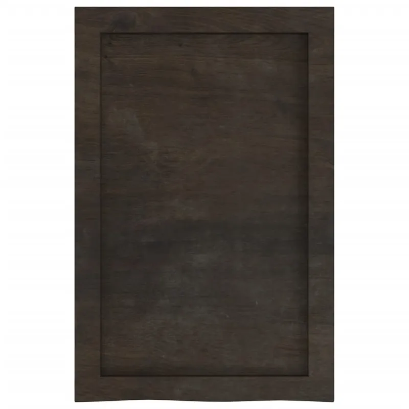 Vonios stalviršis, tamsiai rudas, 40x60x(2–6) cm, mediena