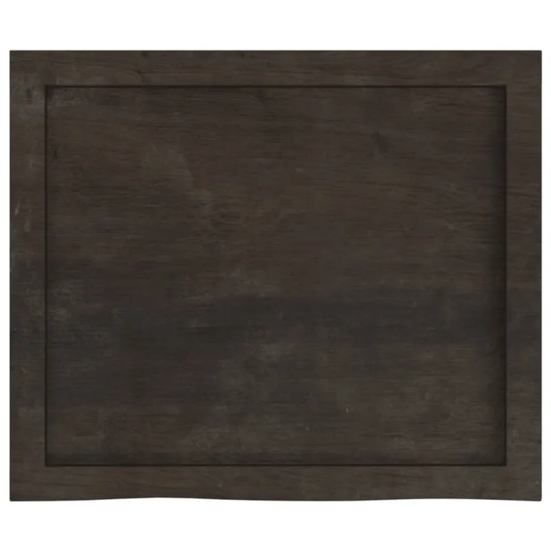 Vonios stalviršis, tamsiai rudas, 60x50x(2-4) cm, mediena