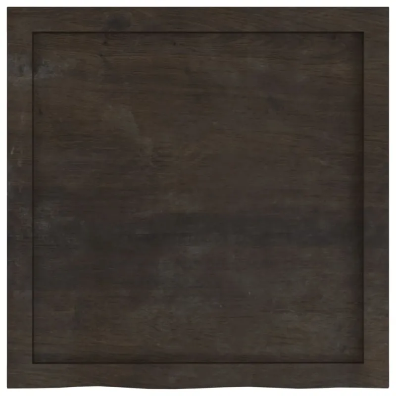 Vonios stalviršis, tamsiai rudas, 60x60x(2-4) cm, mediena