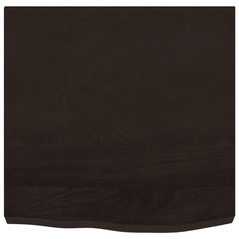 Vonios stalviršis, tamsiai rudas, 60x60x(2-6)cm, mediena