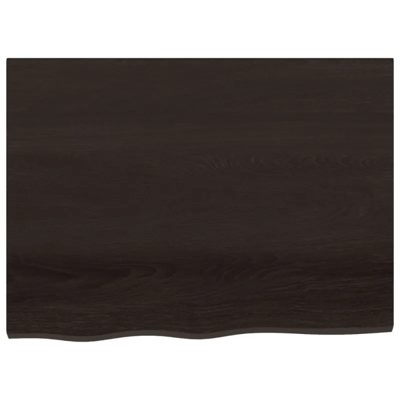 Vonios stalviršis, tamsiai rudas, 80x60x(2-4) cm, mediena