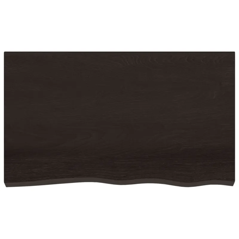 Vonios stalviršis, tamsiai rudas, 100x60x(2-4) cm, mediena