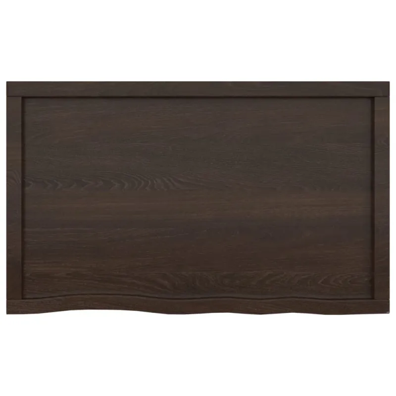 Vonios stalviršis, tamsiai rudas, 100x60x(2-4) cm, mediena