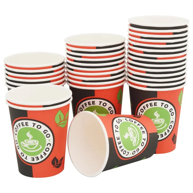 Vienk. kavos puodeliai, 1000 vnt., popieriniai, 240 ml (8 oz)