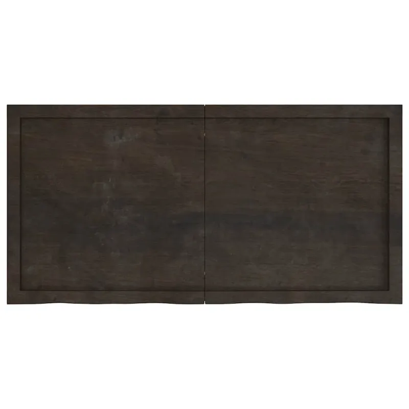 Vonios stalviršis, tamsiai rudas, 120x60x(2-4)cm, mediena