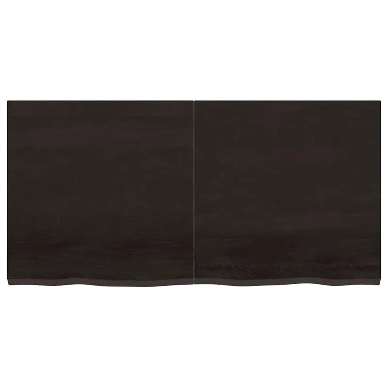 Vonios stalviršis, tamsiai rudas, 120x60x(2-4)cm, mediena