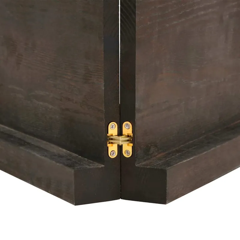 Vonios stalviršis, tamsiai rudas, 120x60x(2-6)cm, mediena