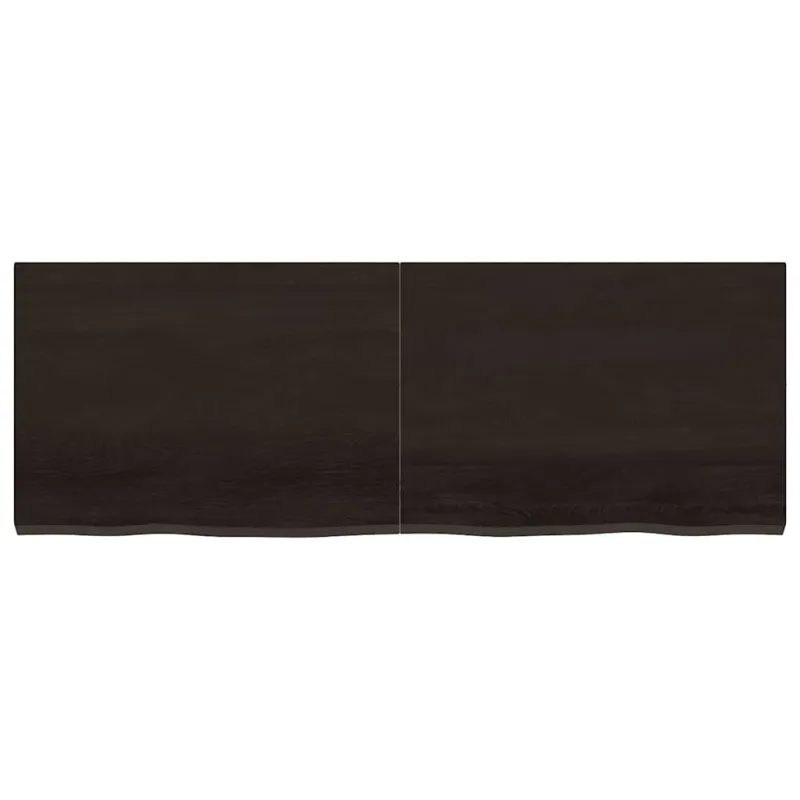 Vonios stalviršis, tamsiai rudas, 140x50x(2-4) cm, mediena