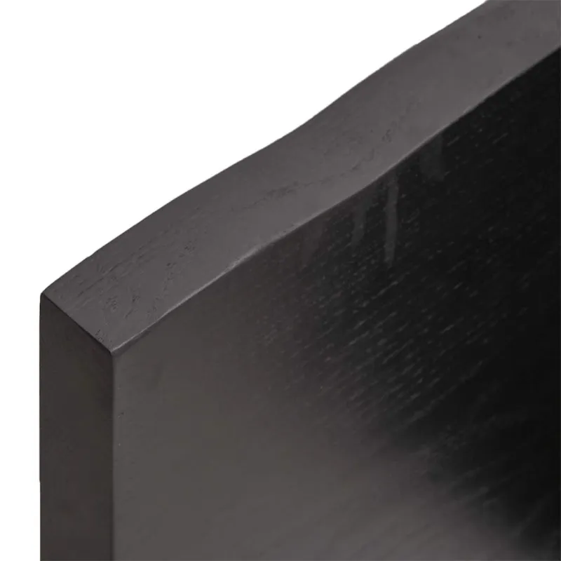 Vonios stalviršis, tamsiai rudas, 140x50x(2-4) cm, mediena