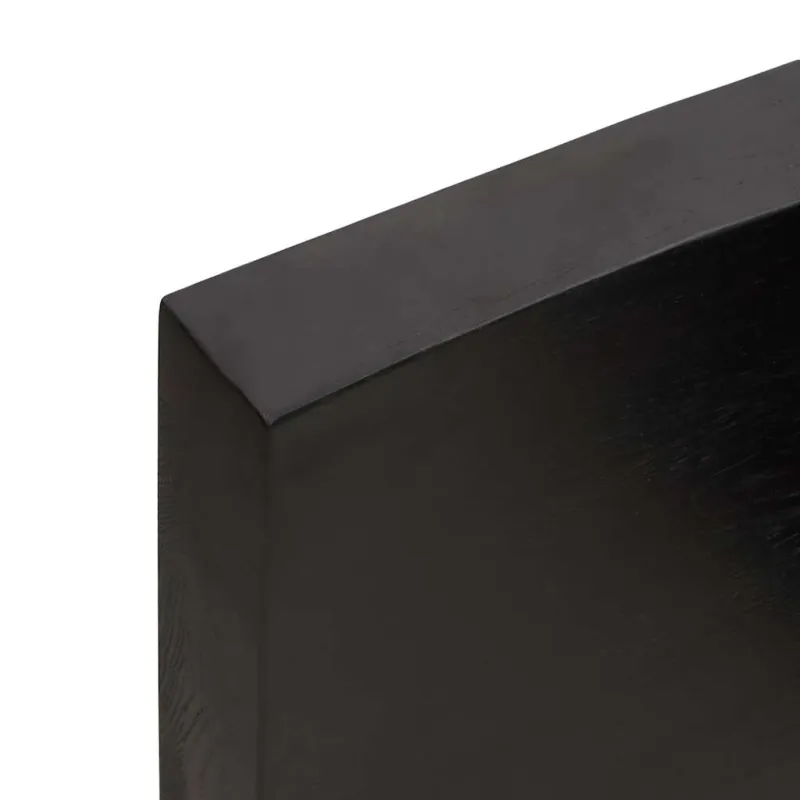 Vonios stalviršis, tamsiai rudas, 140x50x(2-6)cm, mediena