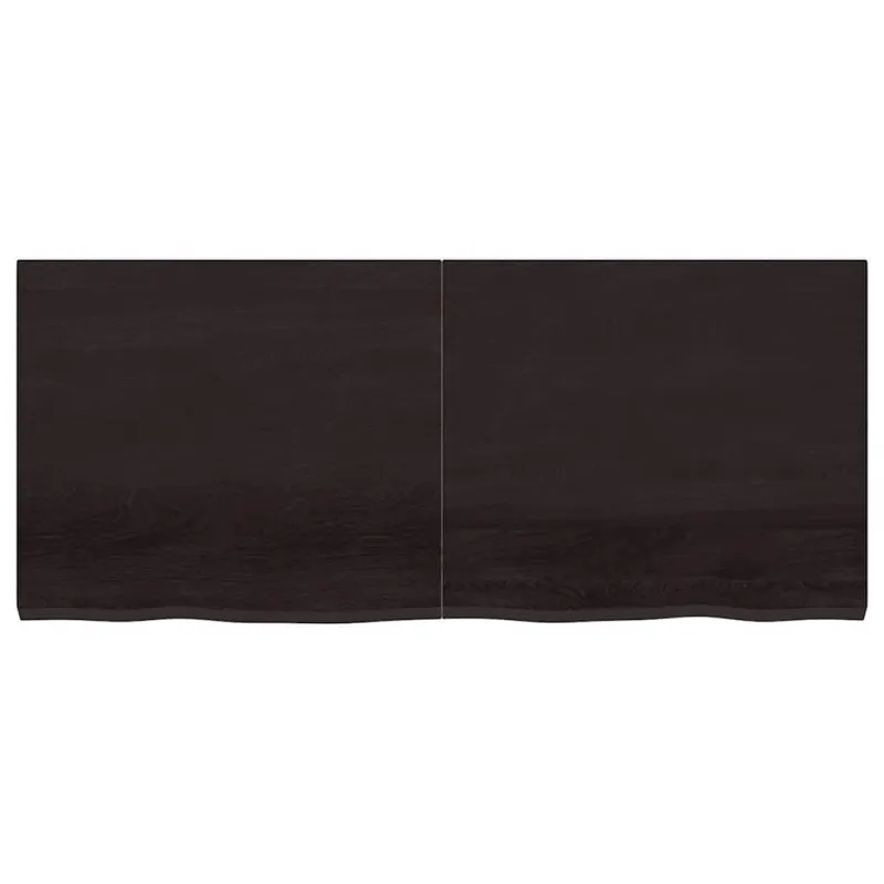 Vonios stalviršis, tamsiai rudas, 140x60x(2-4) cm, mediena