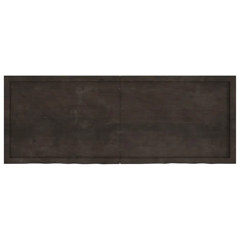 Vonios stalviršis, tamsiai rudas, 160x60x(2-4) cm, mediena