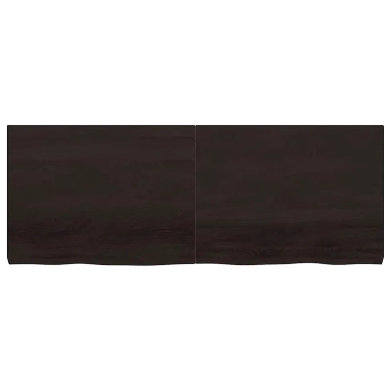 Vonios stalviršis, tamsiai rudas, 160x60x(2-6)cm, mediena
