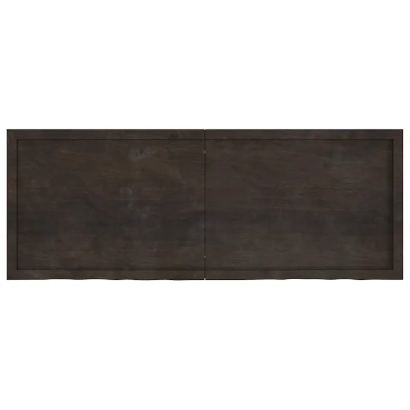 Vonios stalviršis, tamsiai rudas, 160x60x(2-6)cm, mediena