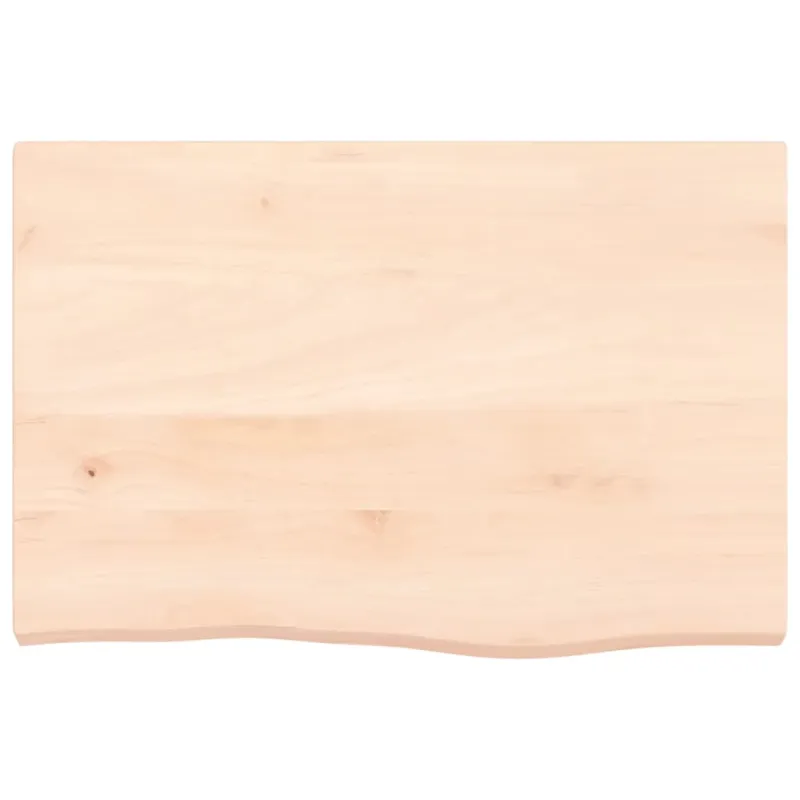 Stalviršis, 60x40x(2-4)cm, neapdorotas ąžuolo medienos masyvas