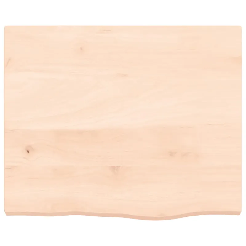 Stalviršis, 60x50x(2-4)cm, neapdorotas ąžuolo medienos masyvas