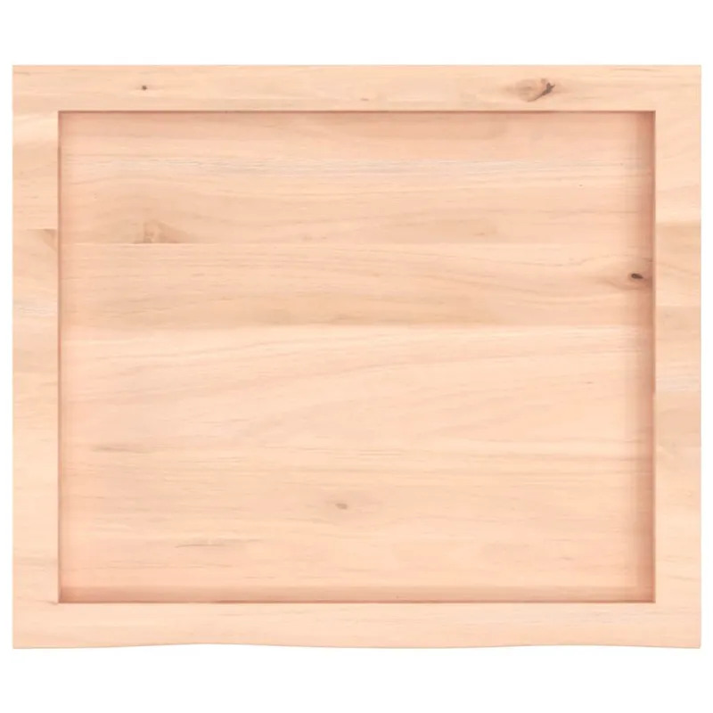 Stalviršis, 60x50x(2-4)cm, neapdorotas ąžuolo medienos masyvas