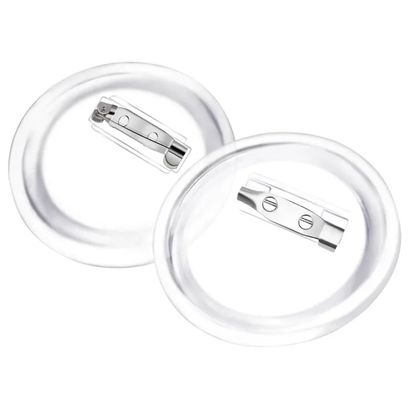 Ženkliukų rinkinys su smeigtukais, 100vnt., akrilas, 44mm