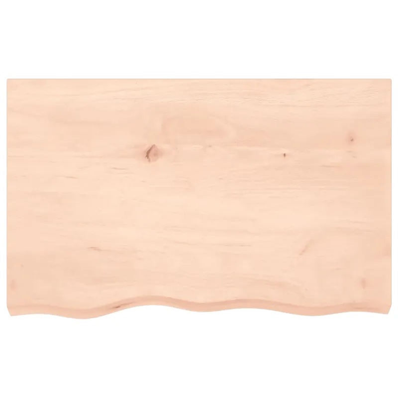 Stalviršis, 80x50x(2-4)cm, neapdorotas ąžuolo medienos masyvas