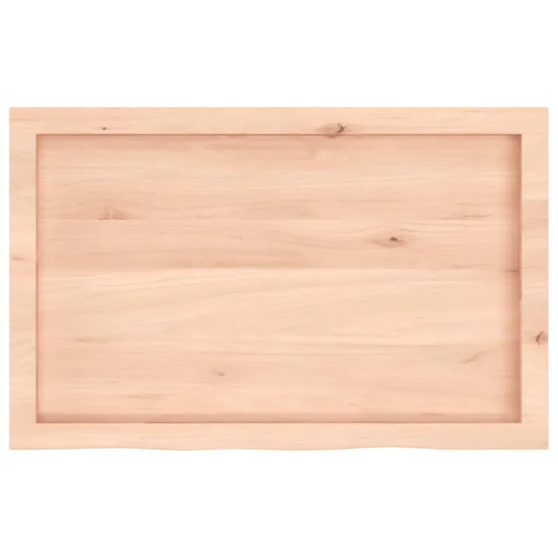 Stalviršis, 80x50x(2-4)cm, neapdorotas ąžuolo medienos masyvas