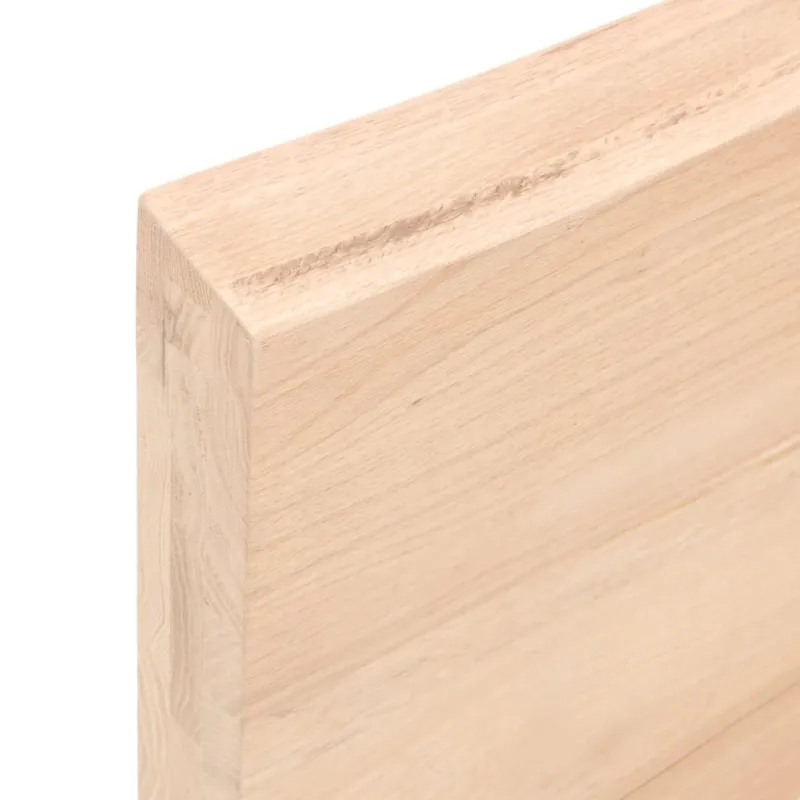 Stalviršis, 80x50x(2–6)cm, neapdorotas ąžuolo medienos masyvas