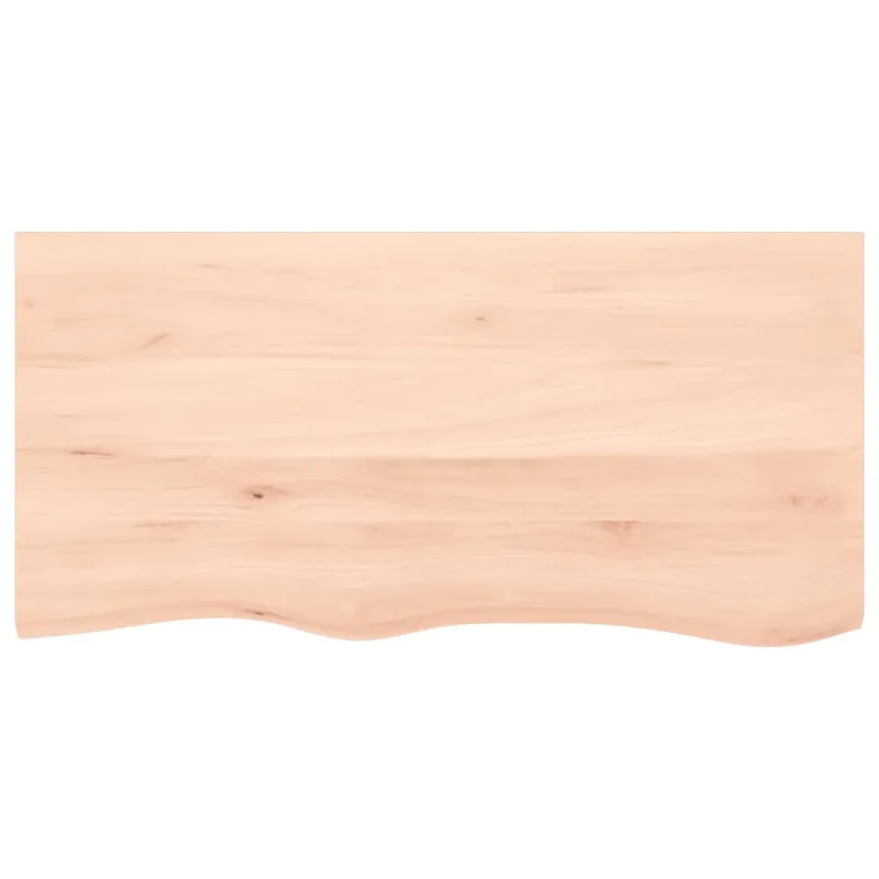 Stalviršis, 100x50x(2-4)cm, neapdorotas ąžuolo medienos masyvas
