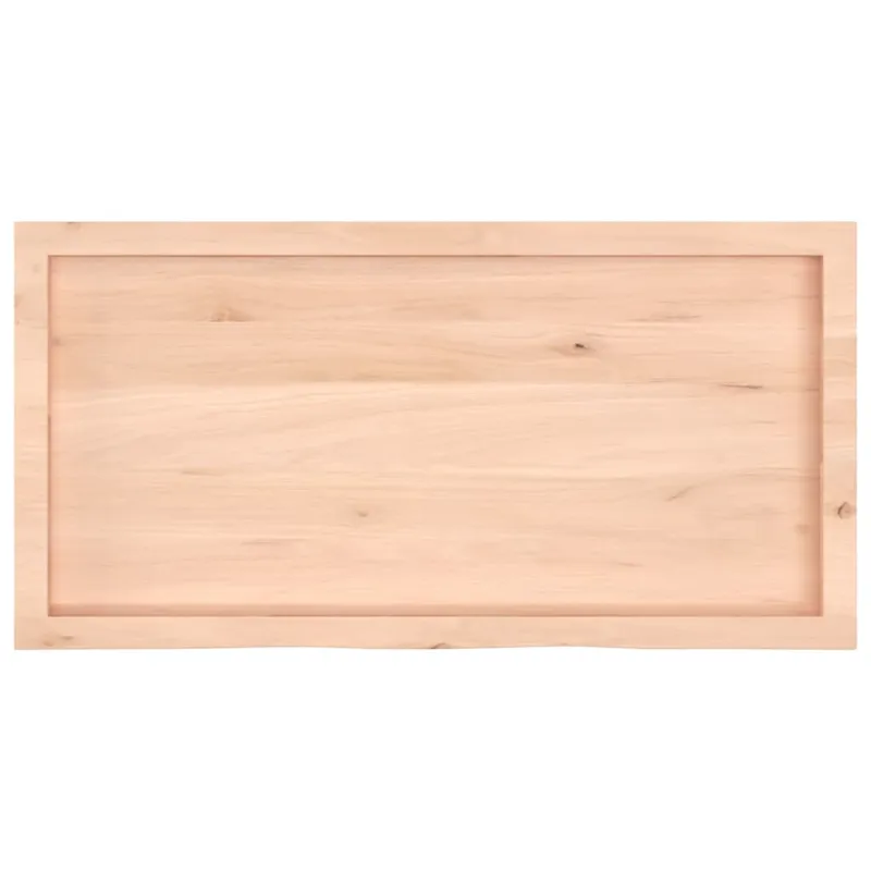 Stalviršis, 100x50x(2-4)cm, neapdorotas ąžuolo medienos masyvas