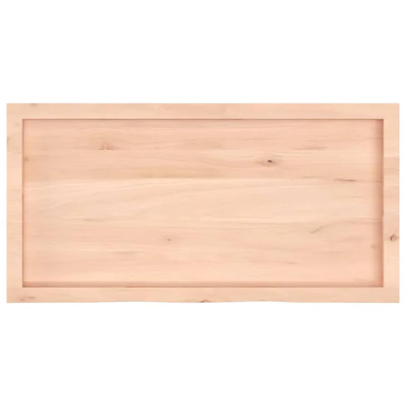 Stalviršis, 100x50x(2-6)cm, neapdorotas ąžuolo medienos masyvas