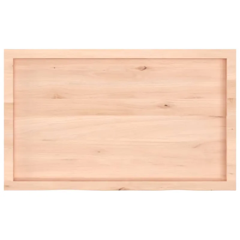 Stalviršis, 100x60x(2-4)cm, neapdorotas ąžuolo medienos masyvas