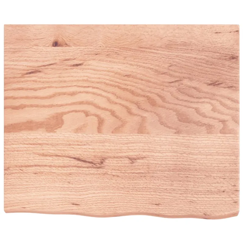 Stalviršis, šviesiai rudas, 60x50x(2-4) cm, medienos masyvas