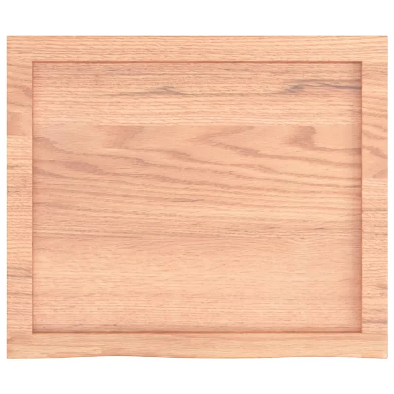 Stalviršis, šviesiai rudas, 60x50x(2-4) cm, medienos masyvas