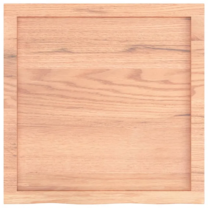 Stalviršis, šviesiai rudas, 60x60x(2-4) cm, medienos masyvas
