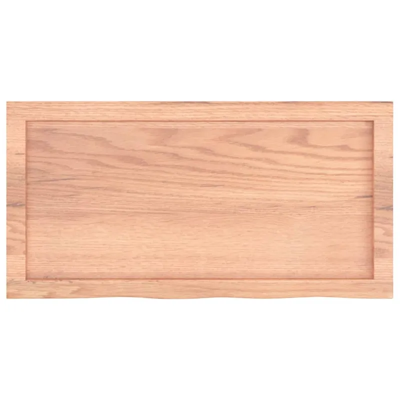 Stalviršis, šviesiai rudas, 80x40x(2-4) cm, medienos masyvas
