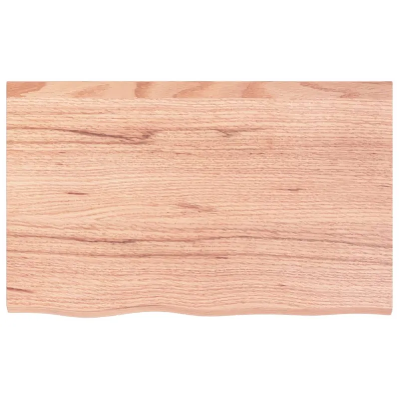 Stalviršis, šviesiai rudas, 80x50x(2-4) cm, medienos masyvas
