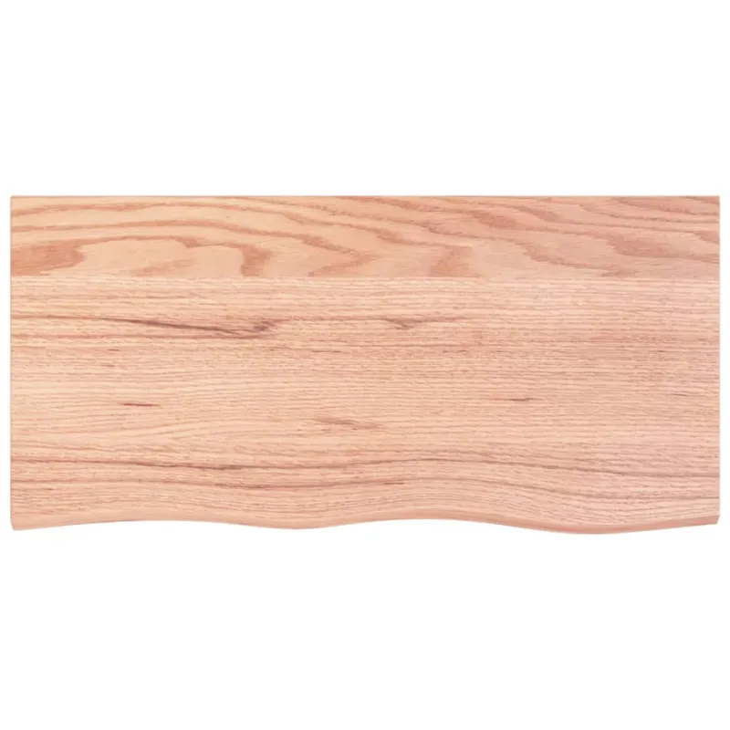Stalviršis, šviesiai rudas, 100x50x(2-4) cm, medienos masyvas