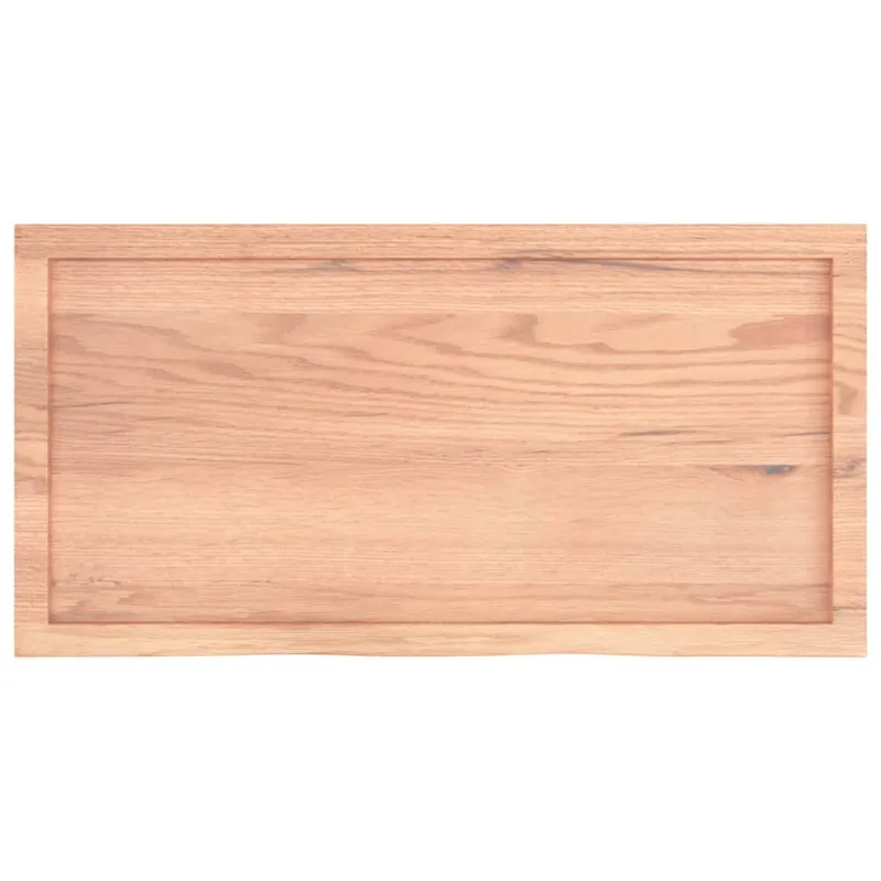 Stalviršis, šviesiai rudas, 100x50x(2-4) cm, medienos masyvas