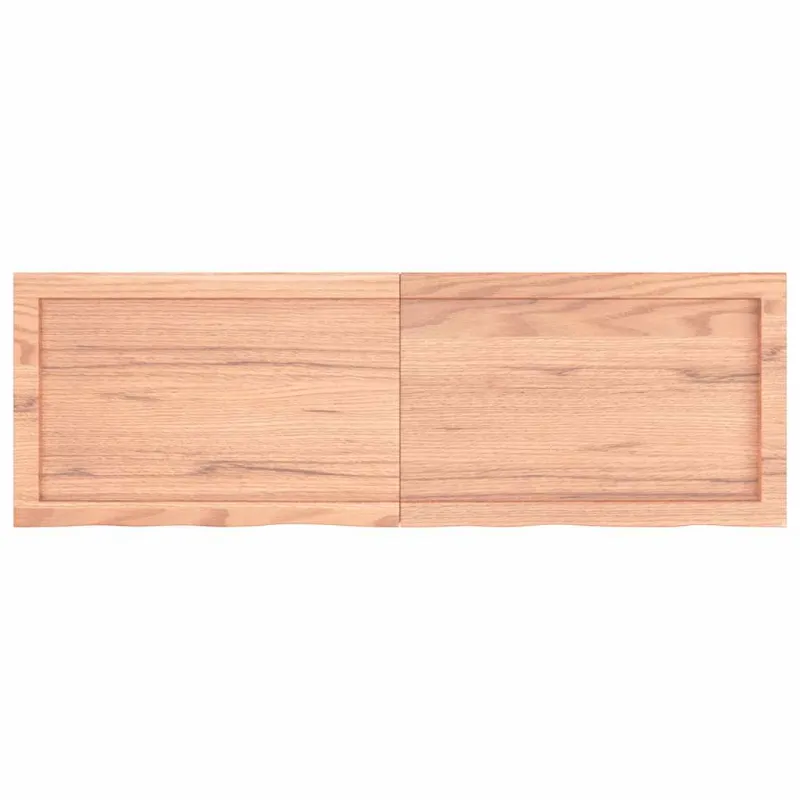 Stalviršis, šviesiai rudas, 120x40x(2-4) cm, medienos masyvas