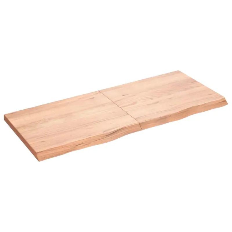 Stalviršis, šviesiai rudas, 120x50x(2-4) cm, medienos masyvas