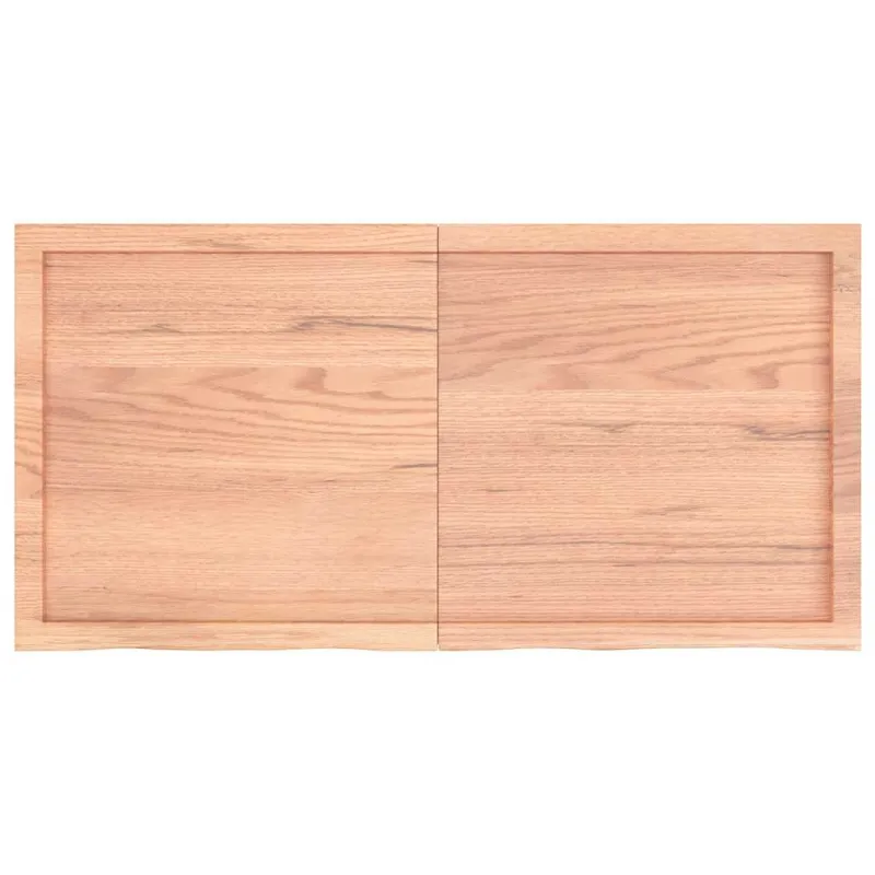 Stalviršis, šviesiai rudas, 120x60x(2-4) cm, medienos masyvas