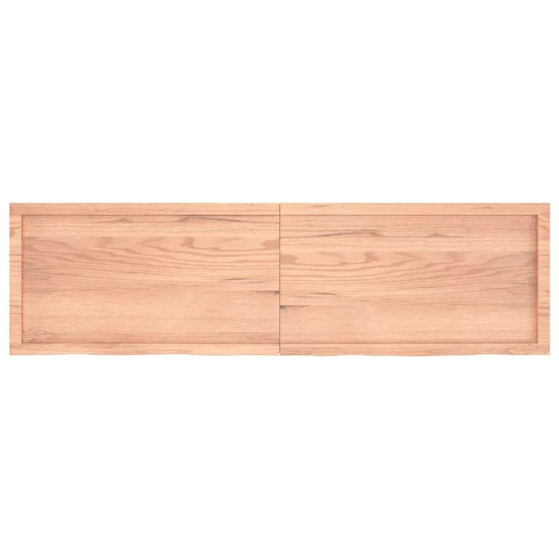 Stalviršis, šviesiai rudas, 180x50x(2-4) cm, medienos masyvas