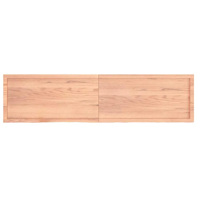 Stalviršis, šviesiai rudas, 200x50x(2-4) cm, medienos masyvas