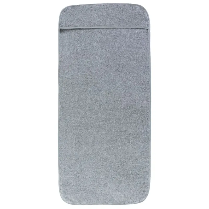 Paplūdimio rankšluosčiai, 4vnt., pilki, 60x135cm, audinys