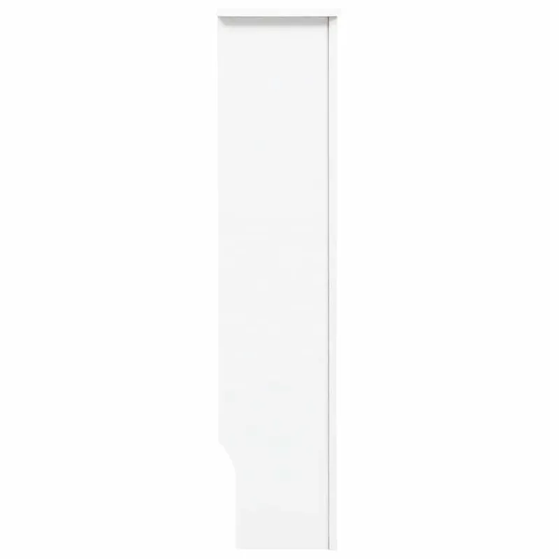 Radiatoriaus uždangalai, 2vnt., balti, 112x19x81,5cm, MDF