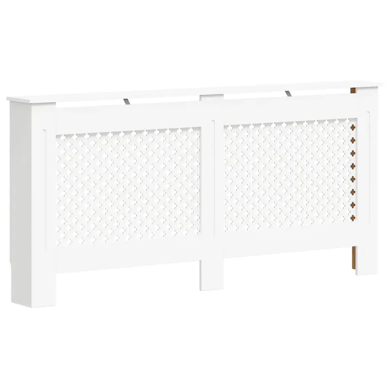 Radiatoriaus uždangalai, 2vnt., balti, 172x19x81,5cm, MDF
