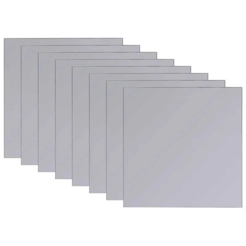 Berėmės veidrodinės plytelės, 16vnt., stiklas, 20,5cm
