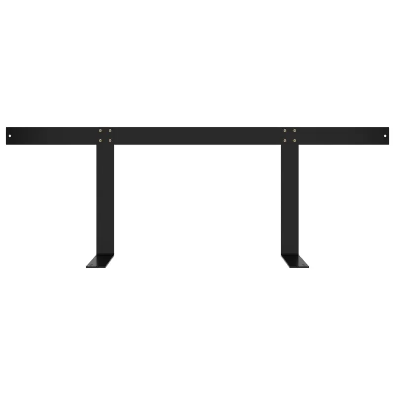 Atlošas sofai iš palečių, juodas, 110cm, geležis
